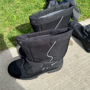 Cozy Black adult Snow Boots